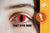 Pack da 6 lenti a contatto colorate CAT EYE RED