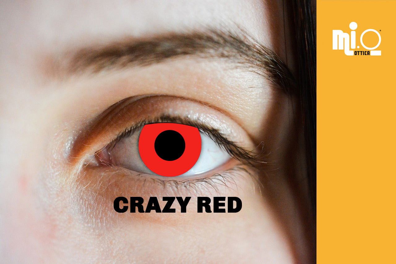 Coppia di lenti a contatto colorate CRAZY RED