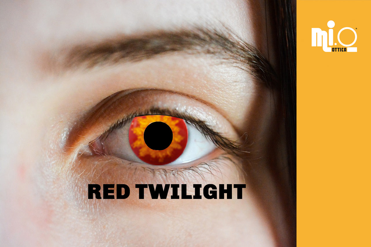 Coppia di lenti a contatto colorate RED TWILIGHT